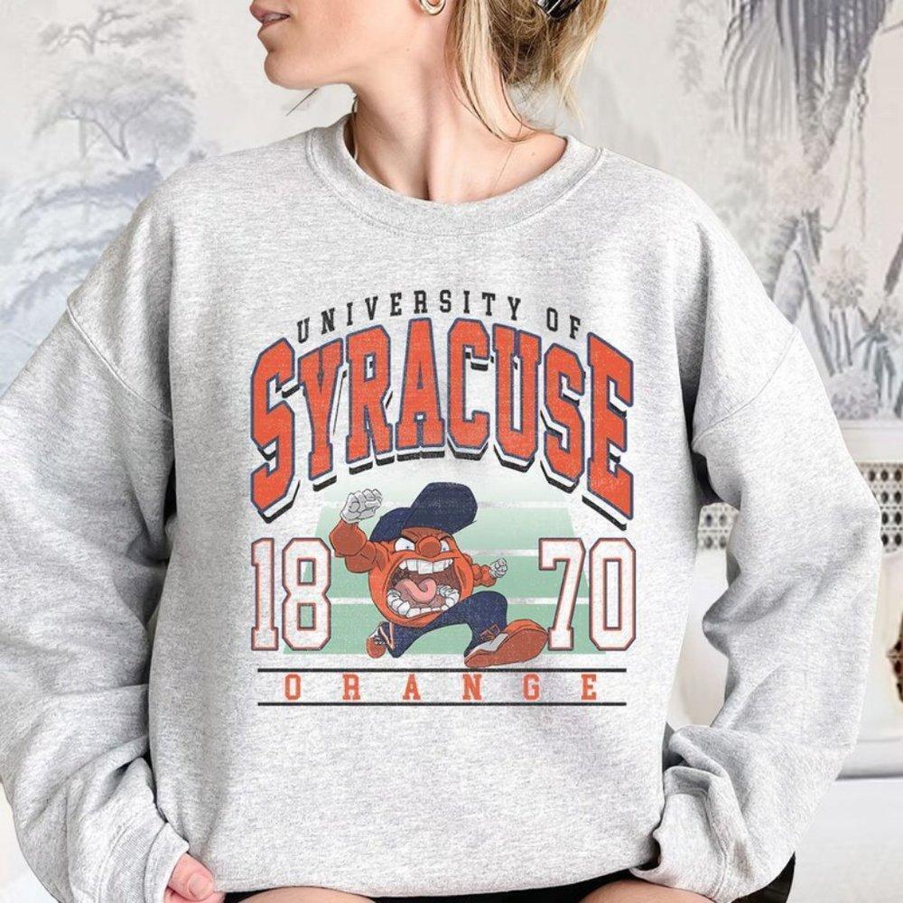 University Of Syracuse Graphic Crewneck Sweatshirt